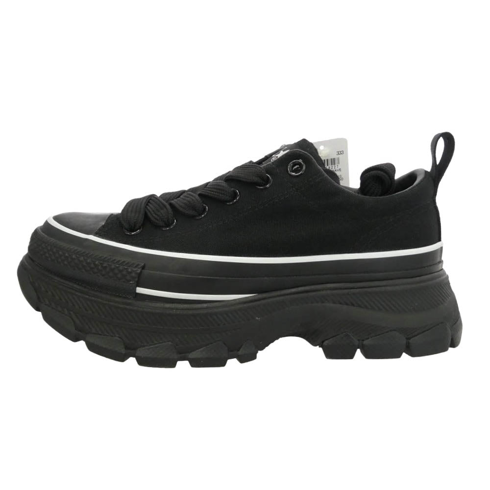 CONVERSE コンバース 1SE908 ALL STAR TREKWAVE AP OX オール スター トレックウエーブ AP オックス ローカット スニーカー ブラック系 ホワイト系 24cm【極上美品】【中古】