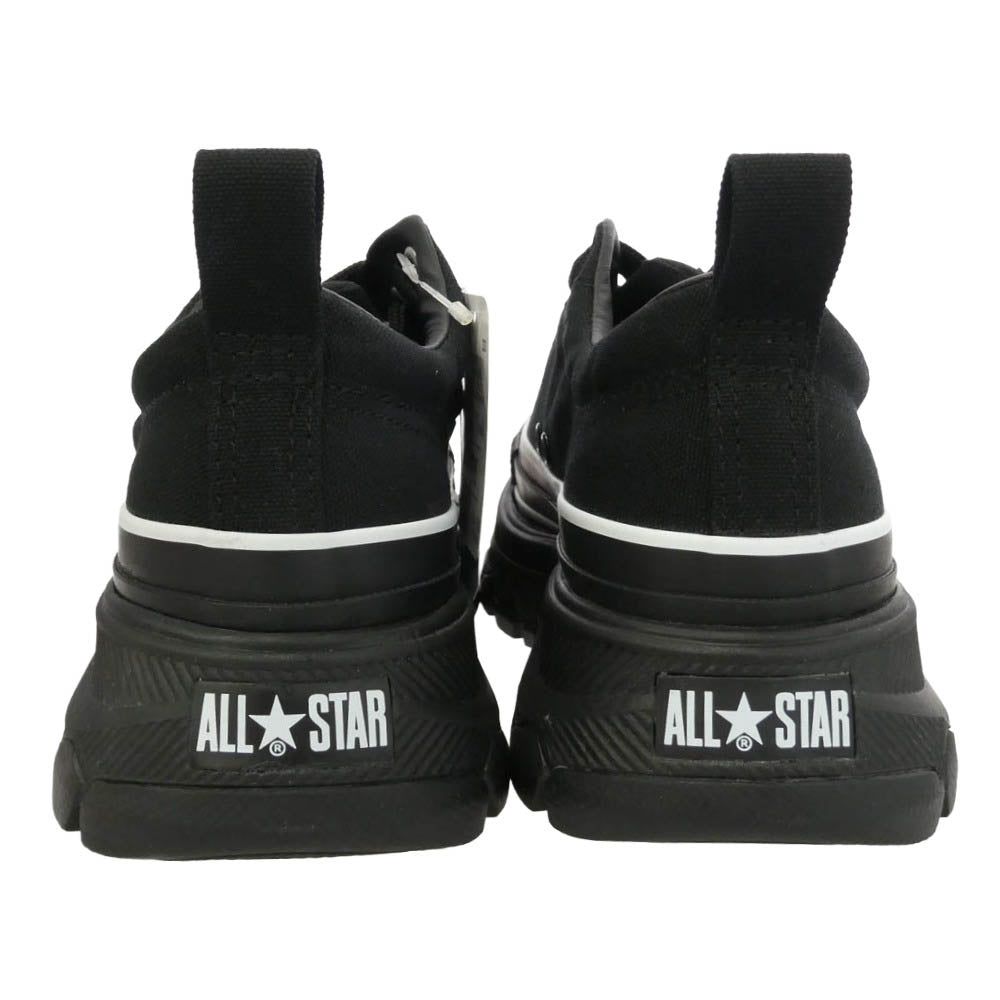 CONVERSE コンバース 1SE908 ALL STAR TREKWAVE AP OX オール スター トレックウエーブ AP オックス ローカット スニーカー ブラック系 ホワイト系 24cm【極上美品】【中古】