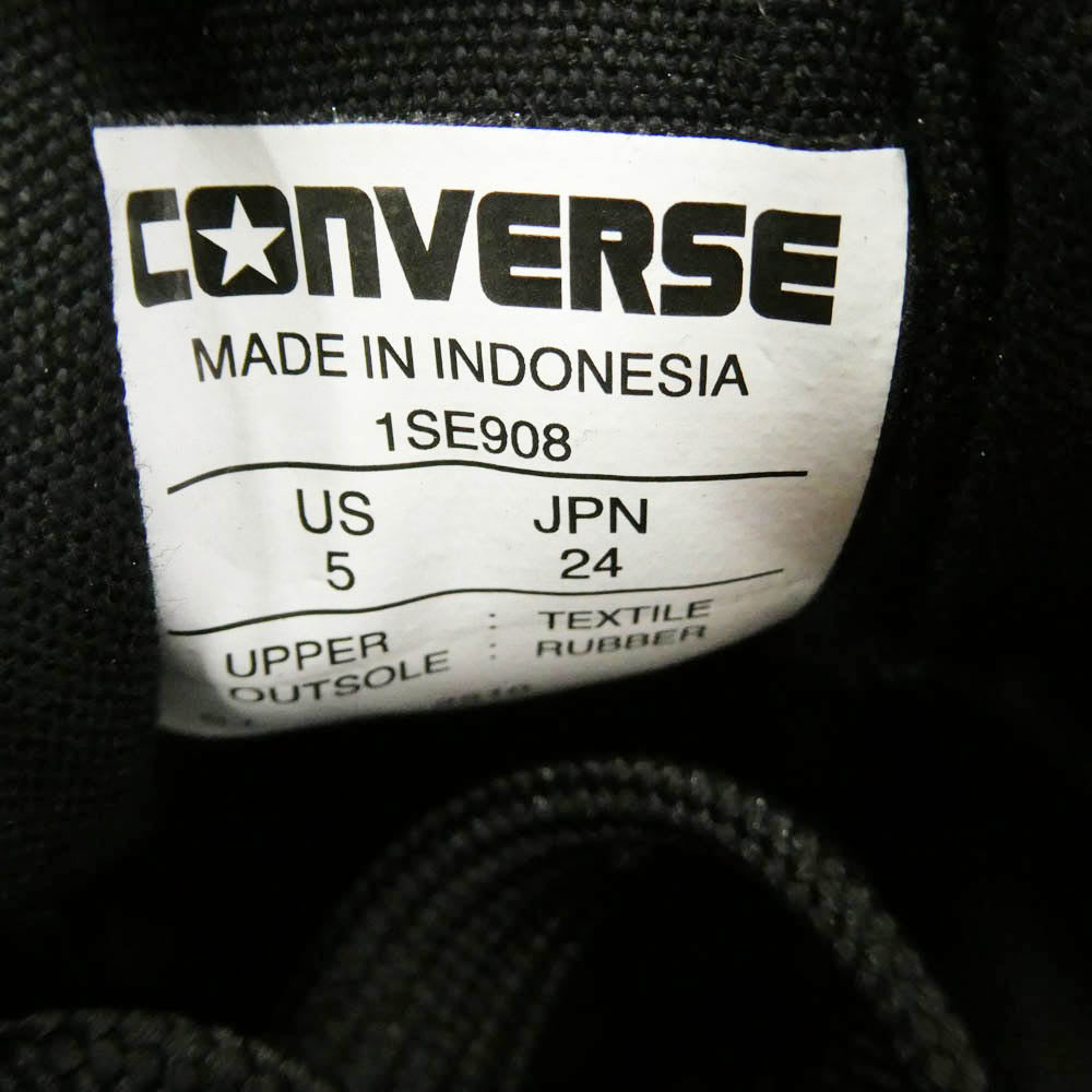 CONVERSE コンバース 1SE908 ALL STAR TREKWAVE AP OX オール スター トレックウエーブ AP オックス ローカット スニーカー ブラック系 ホワイト系 24cm【極上美品】【中古】