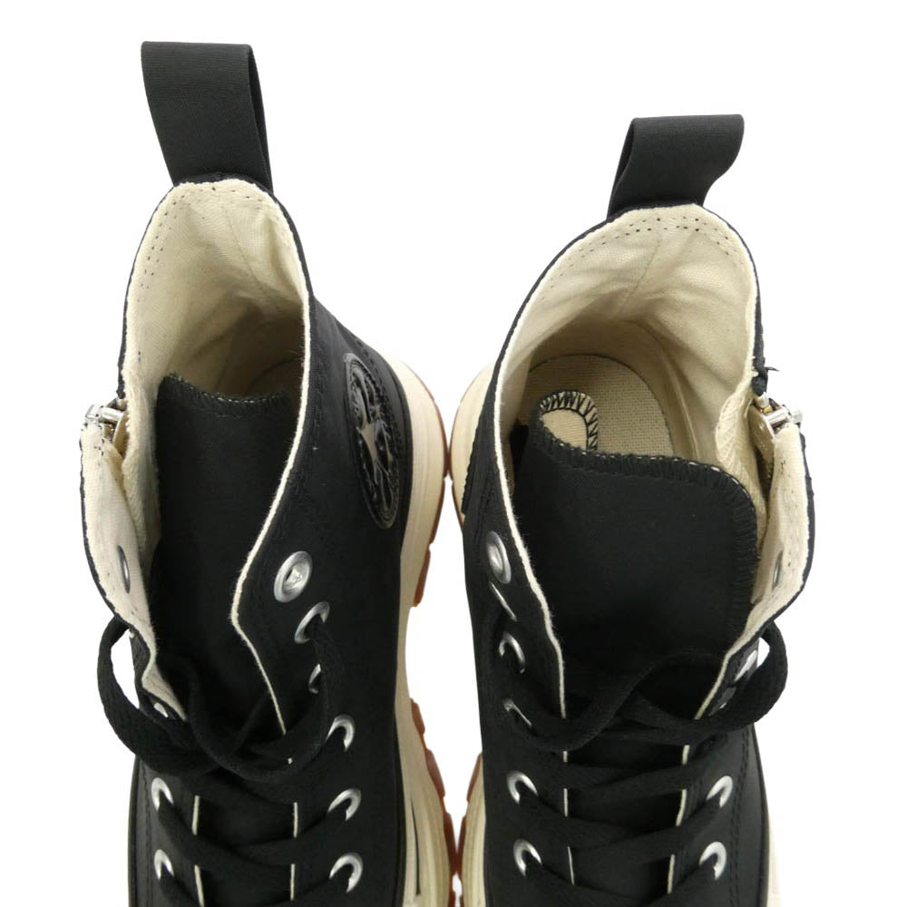 CONVERSE コンバース 1SF084 ALL STAR TREKWAVE NL Z HI オールスター トレックウエーブ ハイカットスニーカー オフホワイト系 ブラック系 24cm【極上美品】【中古】