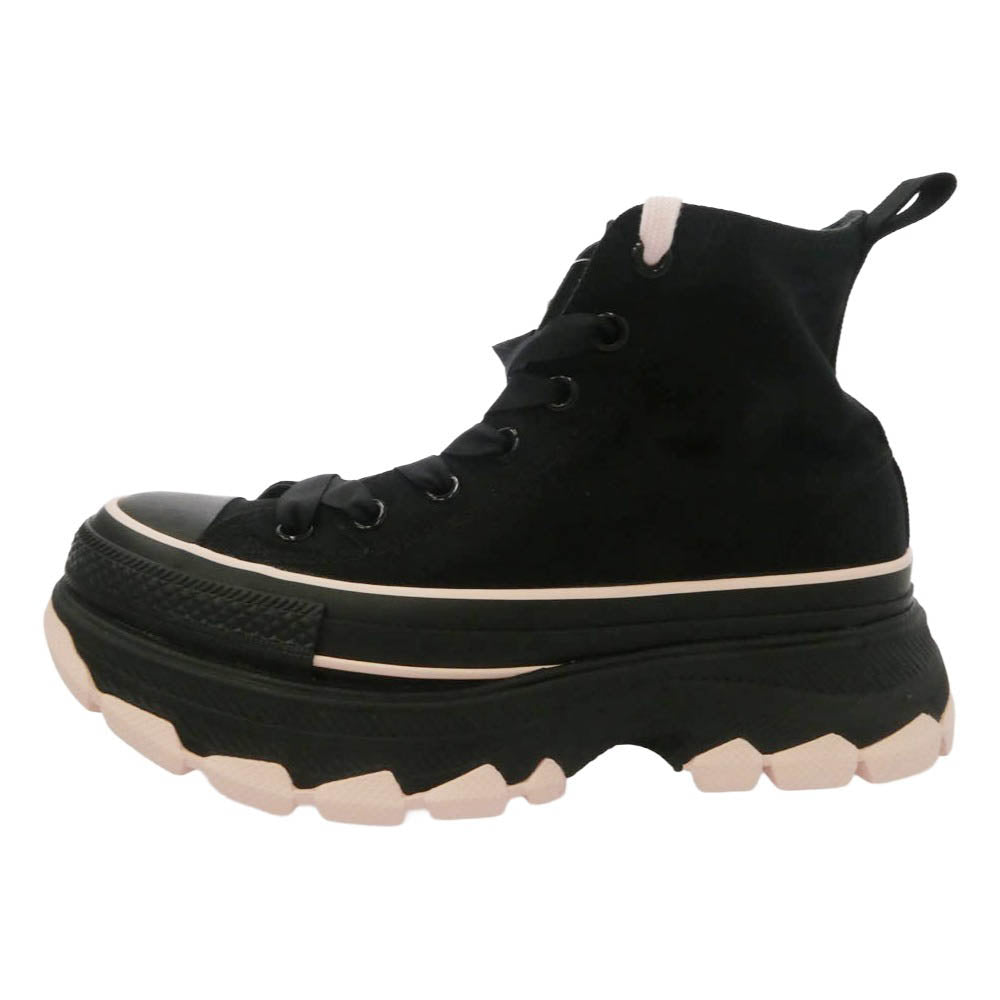 CONVERSE コンバース 1SE820 ALL STAR TREKWAVE BP H オールスター トレックウエーブ ハイカットスニーカー ブラック系 ピンク系 24.5cm【極上美品】【中古】