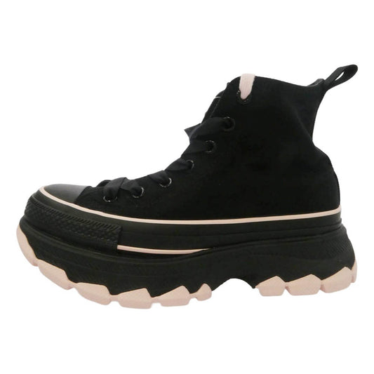 CONVERSE コンバース 1SE820 ALL STAR TREKWAVE BP H オールスター トレックウエーブ ハイカットスニーカー ブラック系 ピンク系 24.5cm【極上美品】【中古】
