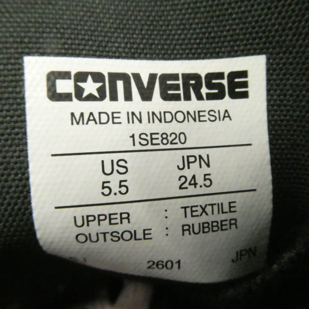 CONVERSE コンバース 1SE820 ALL STAR TREKWAVE BP H オールスター トレックウエーブ ハイカットスニーカー ブラック系 ピンク系 24.5cm【極上美品】【中古】