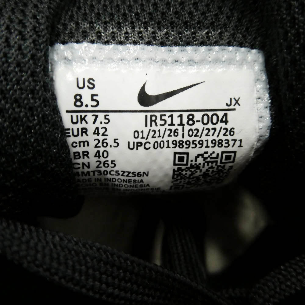 NIKE ナイキ IR5118-004 Reax 8 NSW SL Black White リアックス 8 ブラック ホワイト ローカットスニーカー ブラック系 ホワイト系 26.5cm【新古品】【未使用】【中古】