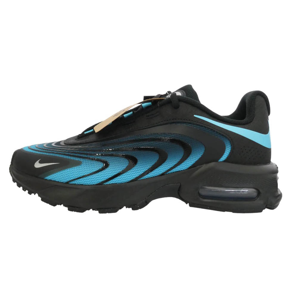 NIKE ナイキ IR0819-014 AIR MAX FIRE エアマックス ファイア ブラック ガンマブルー ローカットスニーカー ブラック系 ライトブルー系 26cm【新古品】【未使用】【中古】