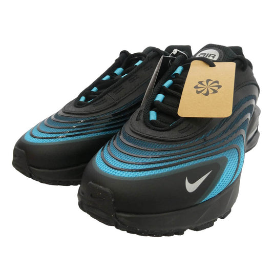 NIKE ナイキ IR0819-014 AIR MAX FIRE エアマックス ファイア ブラック ガンマブルー ローカットスニーカー ブラック系 ライトブルー系 26.5cm【新古品】【未使用】【中古】