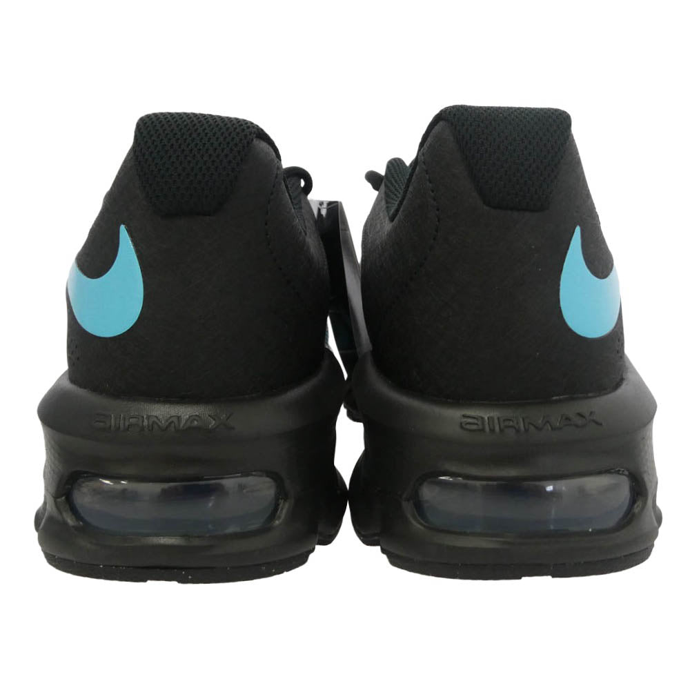 NIKE ナイキ IR0819-014 AIR MAX FIRE エアマックス ファイア ブラック ガンマブルー ローカットスニーカー ブラック系 ライトブルー系 26.5cm【新古品】【未使用】【中古】