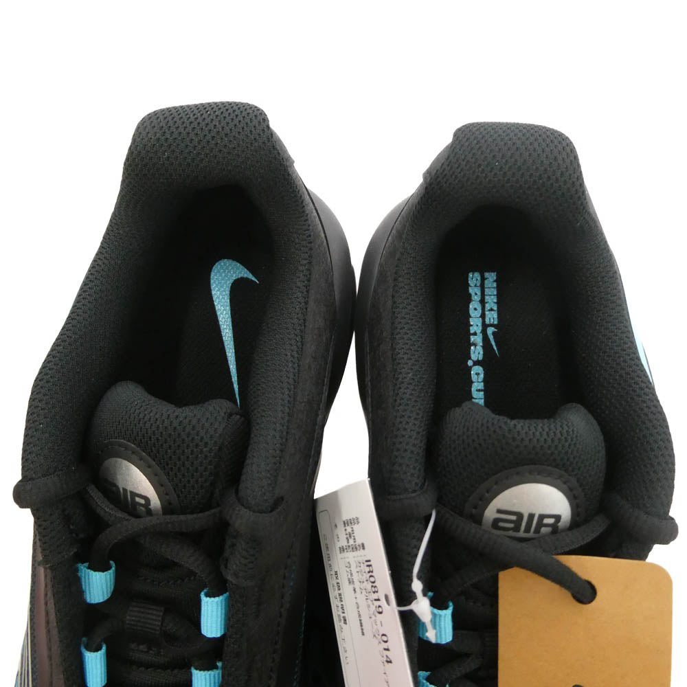 NIKE ナイキ IR0819-014 AIR MAX FIRE エアマックス ファイア ブラック ガンマブルー ローカットスニーカー ブラック系 ライトブルー系 26.5cm【新古品】【未使用】【中古】