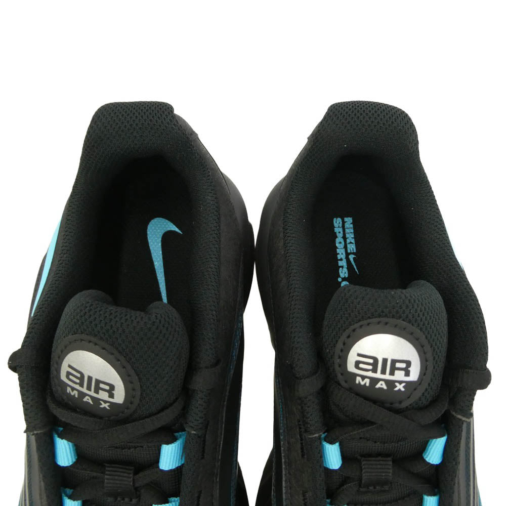 NIKE ナイキ IR0819-014 Air Max FIRE エアマックス ファイア ブラック ガンマブルー ローカットスニーカー ブラック系 ライトブルー系 26.5cm【新古品】【未使用】【中古】