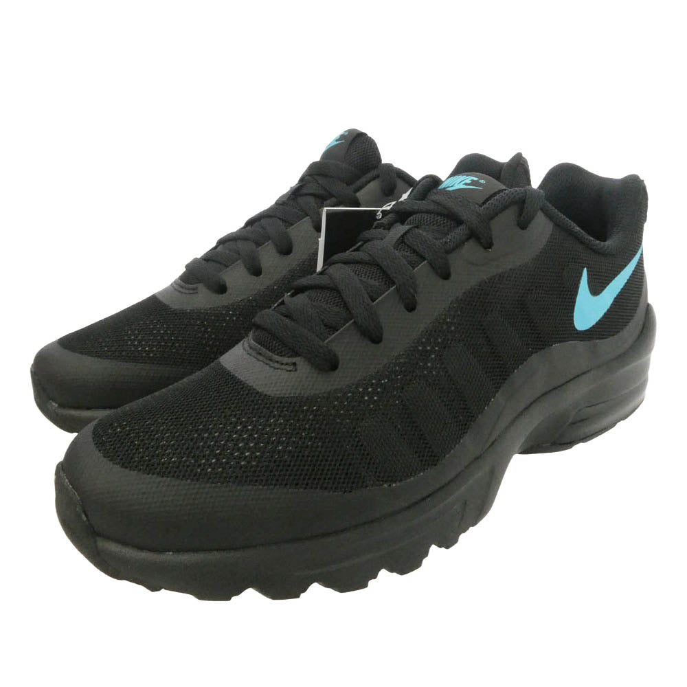 NIKE ナイキ 749680-014 AIR MAX INVIGOR エアマックス インヴィガー ローカットスニーカーブラック ガンマブルー ブラック系 ライトブルー系 26.5cm【新古品】【未使用】【中古】