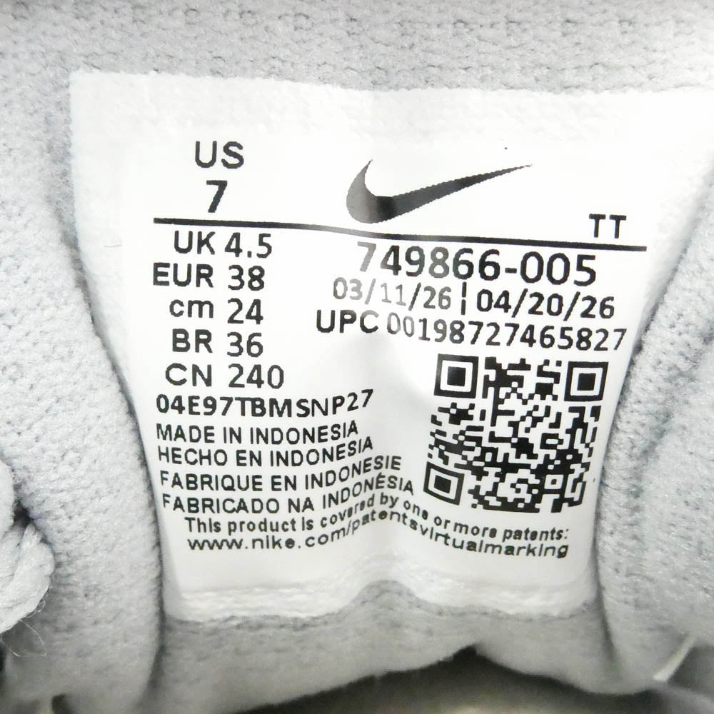 NIKE ナイキ 749866-005 Women's Air Max Invigor Dark Grey Metallic Silver ウィメンズ エアマックス インビガー ダークグレー メタリックシルバー ローカットスニーカー マルチカラー系 24cm【新古品】【未使用】【中古】