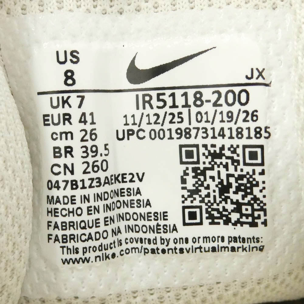 NIKE ナイキ IR5118-200 Reax 8 NSW SL Cream Black リアックス 8 NSW SL クリーム ブラック ローカットスニーカー マルチカラー系 26cm【新古品】【未使用】【中古】