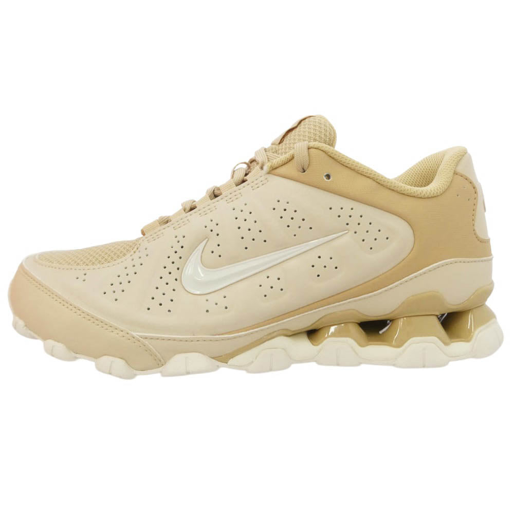 NIKE ナイキ IR1458-104 W REAX 8 NSW SL ウィメンズ リアックス ローカットスニーカー ベージュ系 ゴールド系 24.5cm【新古品】【未使用】【中古】