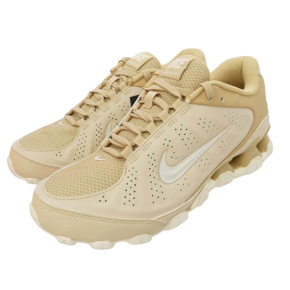 NIKE ナイキ IR1458-104 W REAX 8 NSW SL ウィメンズ リアックス ローカットスニーカー ベージュ系 ゴールド系 24.5cm【新古品】【未使用】【中古】