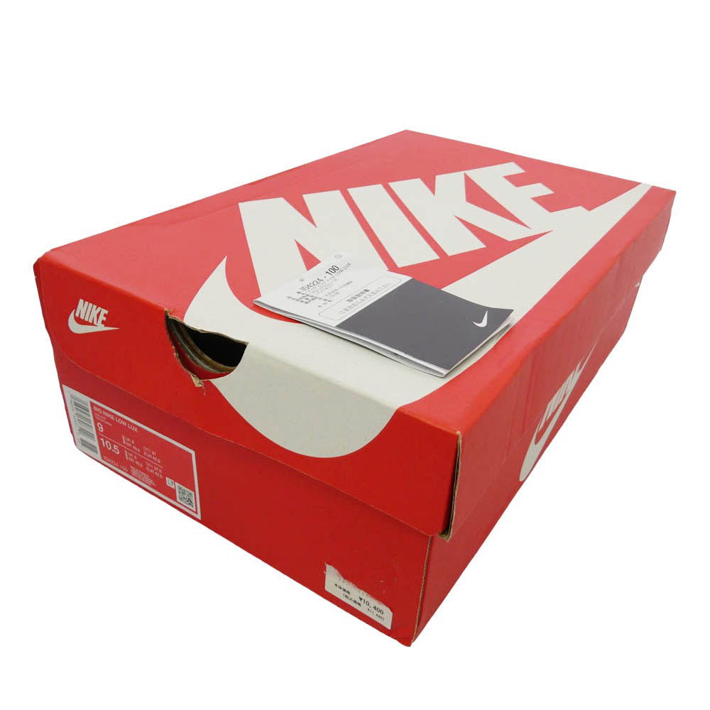 NIKE ナイキ IO4224-100 BIG LOW LUX ビッグ ロー ラックス ローカットスニーカー グリーン系 オフホワイト系 27cm【新古品】【未使用】【中古】