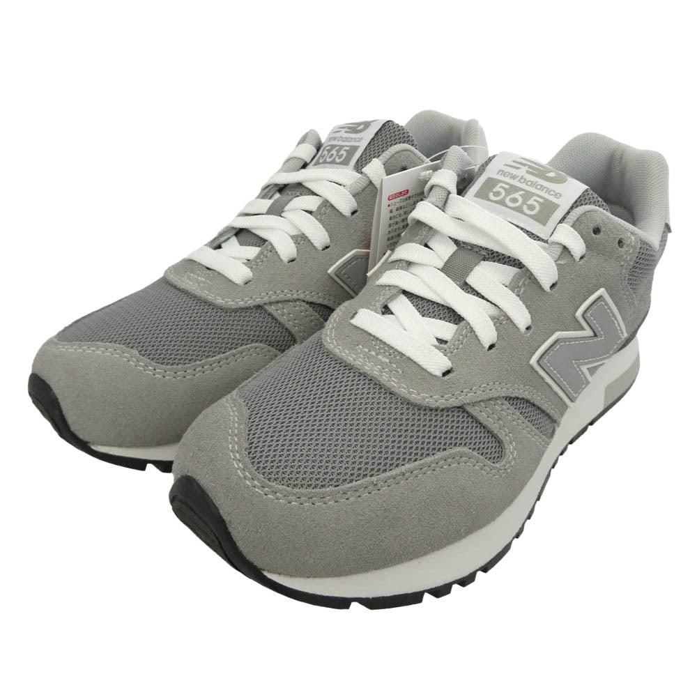 NEW BALANCE ニューバランス ML565EG1 565 Gray グレー ローカットスニーカー グレー系 チャコール系 24cm【極上美品】【中古】
