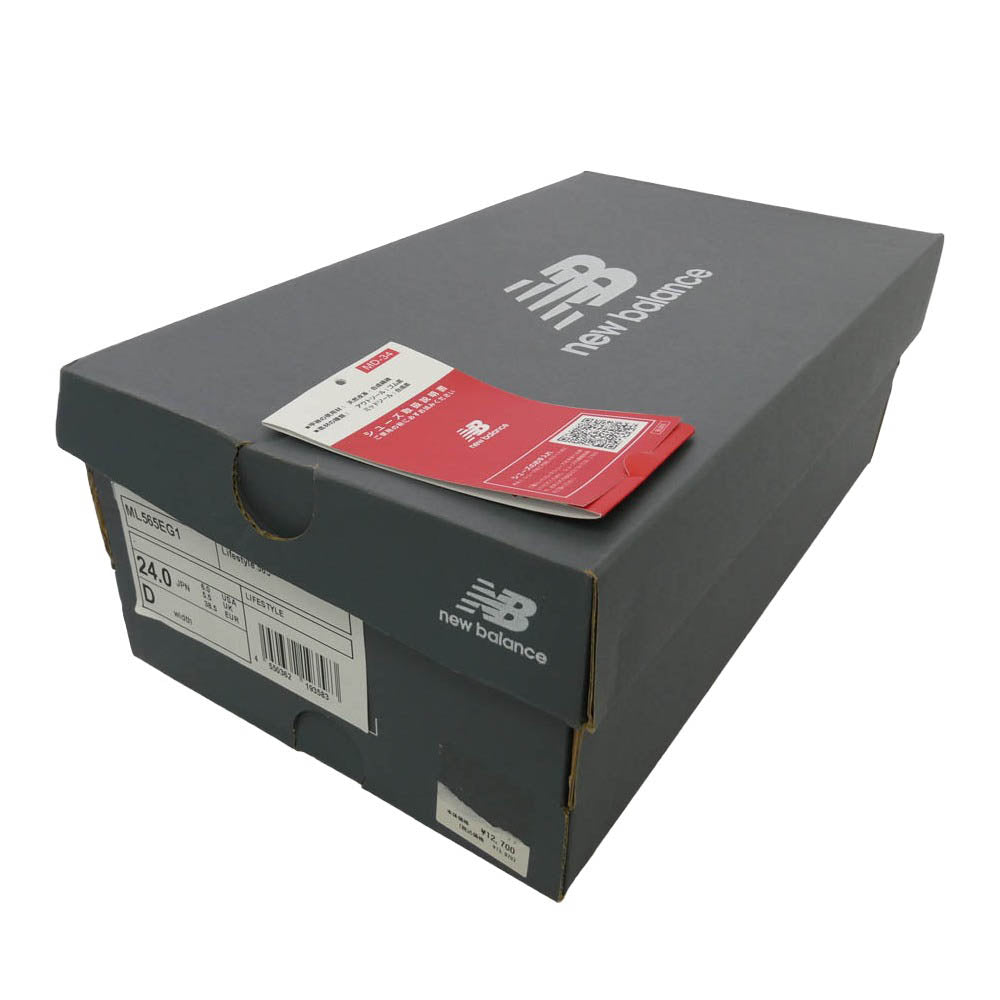 NEW BALANCE ニューバランス ML565EG1 565 Gray グレー ローカットスニーカー マルチカラー系 24cm【新古品】【未使用】【中古】