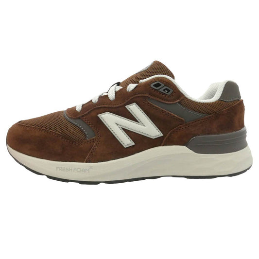 NEW BALANCE ニューバランス M8806XS Walking Fresh Foam X 880V7 Dark Brown ワーキング フレッシュフォーム X ダークブラウン ローカットスニーカー マルチカラー系 27cm【新古品】【未使用】【中古】