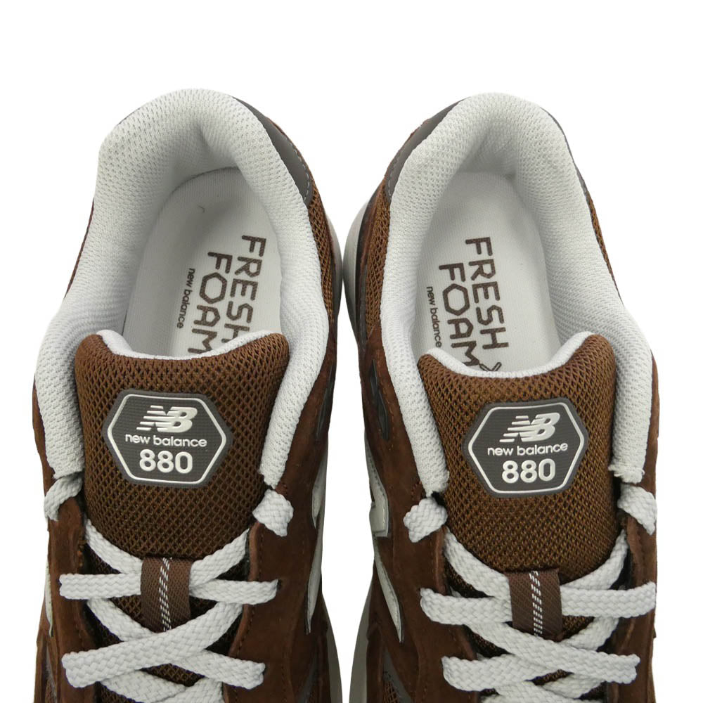 NEW BALANCE ニューバランス M8806XS Walking Fresh Foam X 880V7 Dark Brown ワーキング フレッシュフォーム X ダークブラウン ローカットスニーカー マルチカラー系 27cm【新古品】【未使用】【中古】