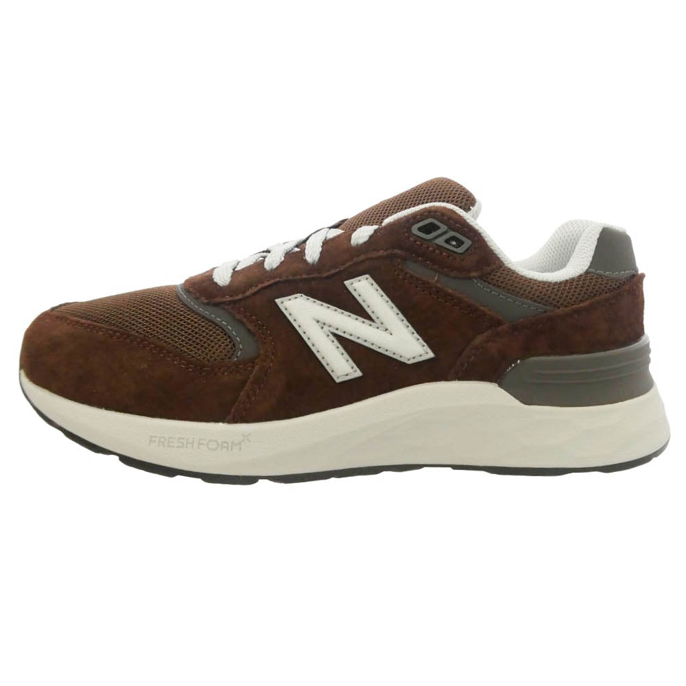 NEW BALANCE ニューバランス M8806XS Walking Fresh Foam X 880V7 Dark Brown ワーキング フレッシュフォーム X ダークブラウン ローカットスニーカー ダークブラウン系 グレー系 25.5cm【新古品】【未使用】【中古】