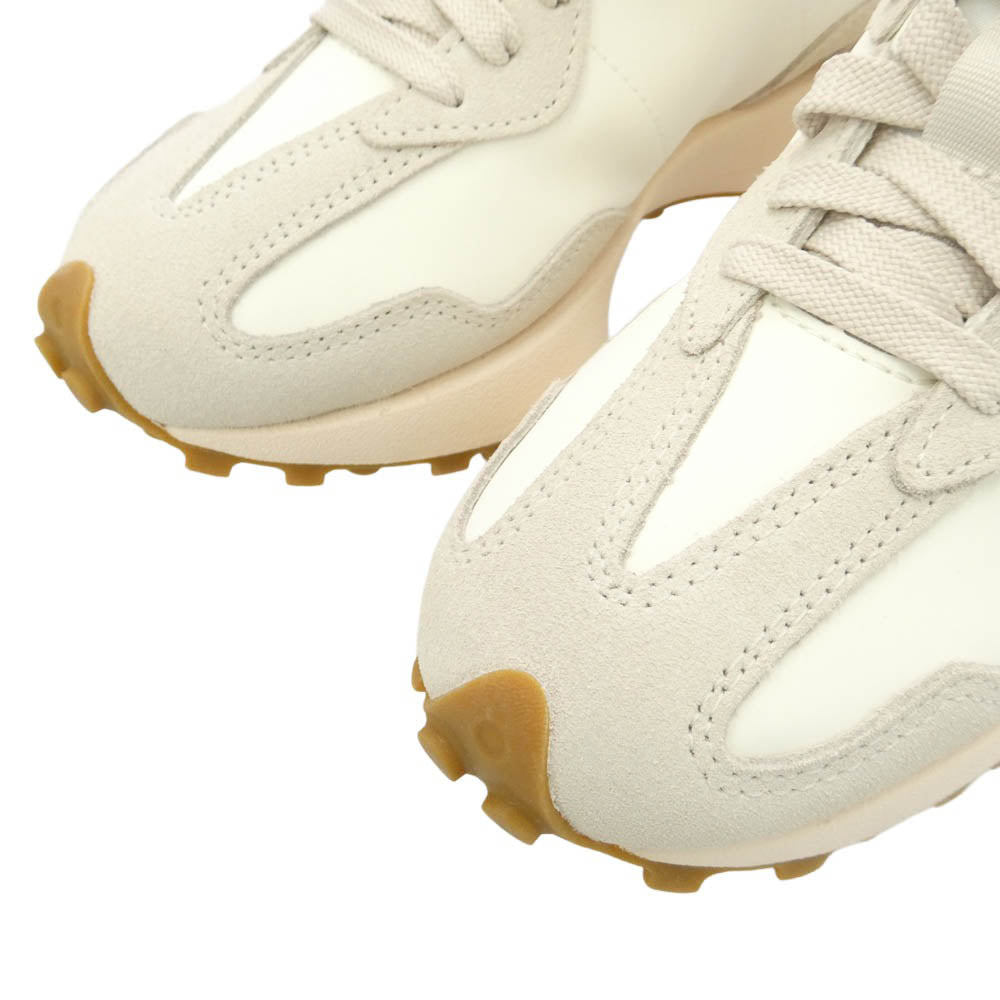 NEW BALANCE ニューバランス U327LT 327 White Grey ホワイト グレー ローカットスニーカー マルチカラー系 23cm【新古品】【未使用】【中古】