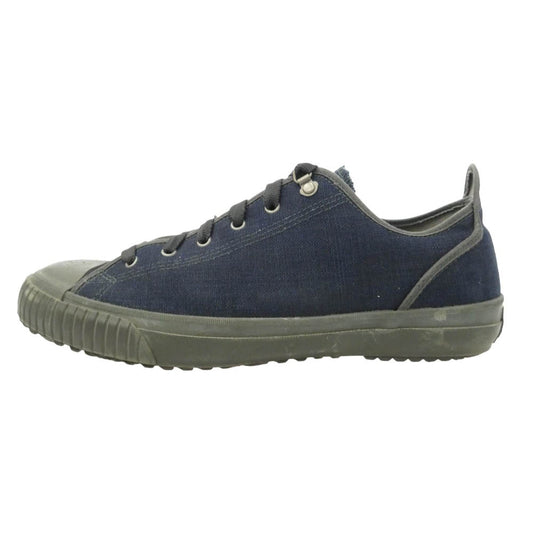 Nigel Cabourn ナイジェルケーボン ARMY TRAINERS アーミー トレーナー キャンバス ローカット スニーカー ネイビー ブラック系 9 1/2【中古】