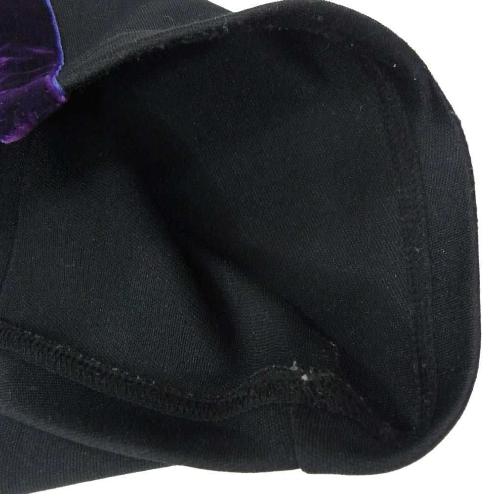 Needles ニードルス 18AW DI183 Side Line Center Seam Pant Poly Smooth ロゴ刺繡 サイドライン センターシーム ポリスムース トラックパンツ ブラック系 S【中古】