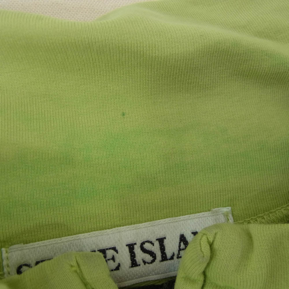 STONE ISLAND ストーンアイランド 97SS 26156076 アーカイブ コンパス ロゴパッチ ハーフジップ スウェットシャツ ライトグリーン系 XXL【中古】
