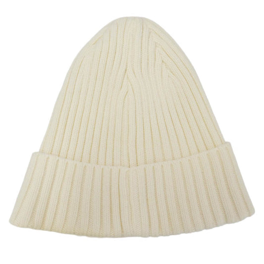 Supreme シュプリーム Overdyed Beanie White オーバーダイビーニー コットン ニット キャップ ホワイト系【中古】