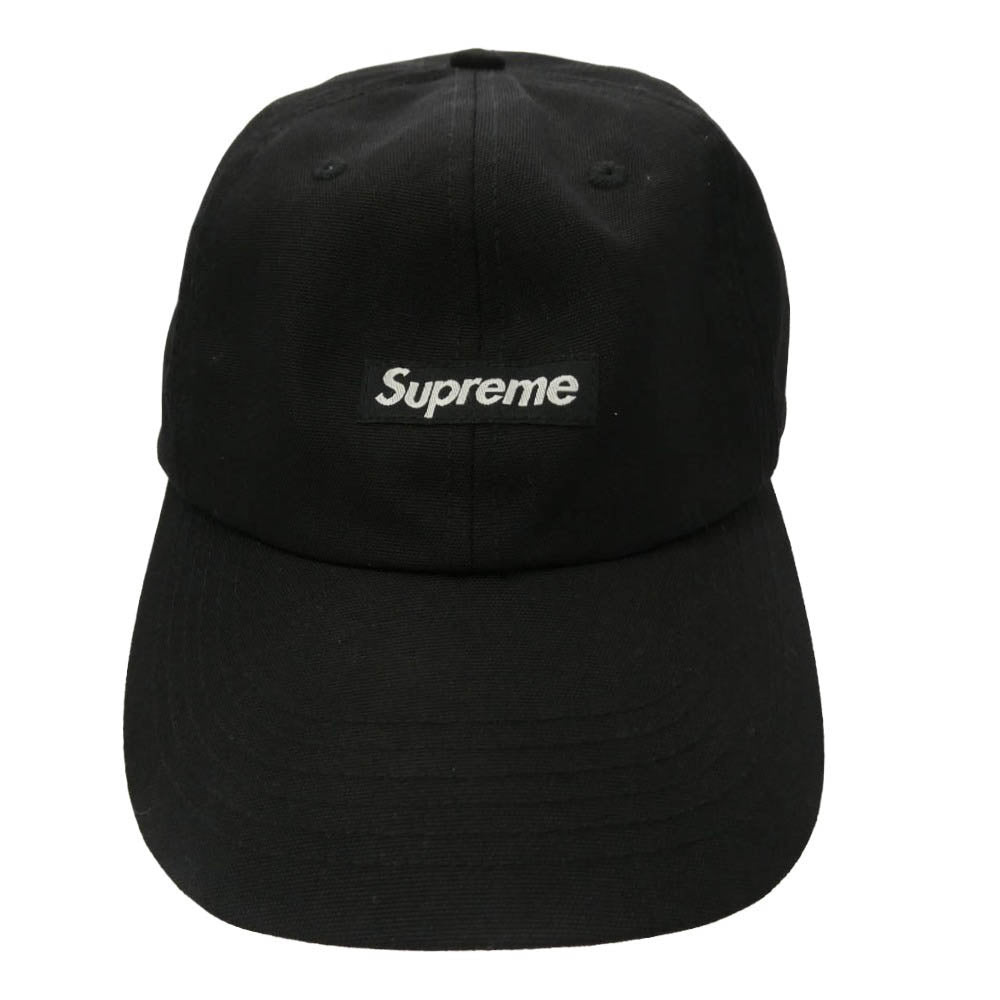 Supreme シュプリーム 20AW Cordura Small Box 6-Panel コーデュラ スモールボックスロゴ 6パネル キャップ 帽子 ブラック系【中古】