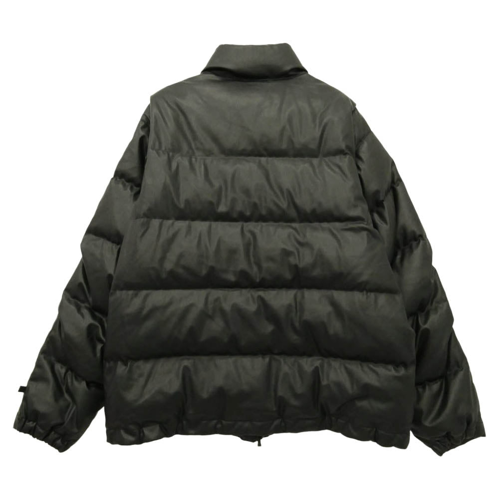 DAIWA PIER39 ダイワピア 25AW BW-41025W ECH 2WAY SYNTHETIC SKIN DOWN JACKET シンセティック フェイクレザー 2WAY ダウン ジャケット ベスト ブラック系 L【美品】【中古】