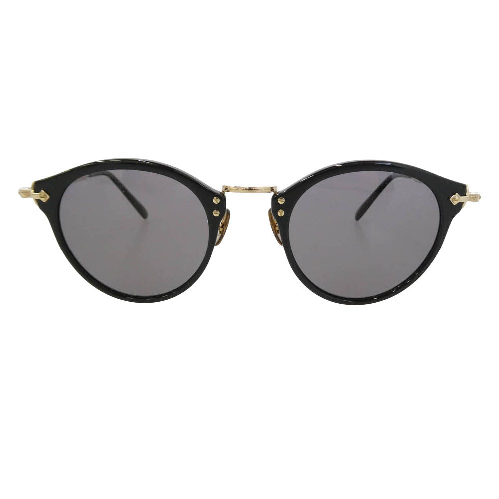 OLIVER PEOPLES オリバーピープルズ OP-505 雅 Semi-Matte Cocobolo-Antique Gold アセテート フレーム アイウェア サングラス ブラック系【中古】