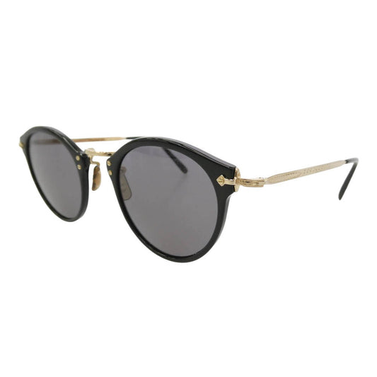 OLIVER PEOPLES オリバーピープルズ OP-505 雅 Semi-Matte Cocobolo-Antique Gold アセテート フレーム アイウェア サングラス ブラック系【中古】