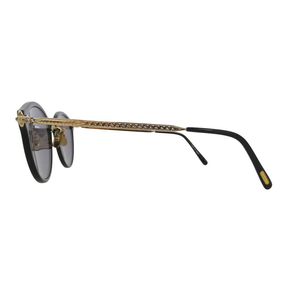 OLIVER PEOPLES オリバーピープルズ OP-505 雅 Semi-Matte Cocobolo-Antique Gold アセテート フレーム アイウェア サングラス ブラック系【中古】