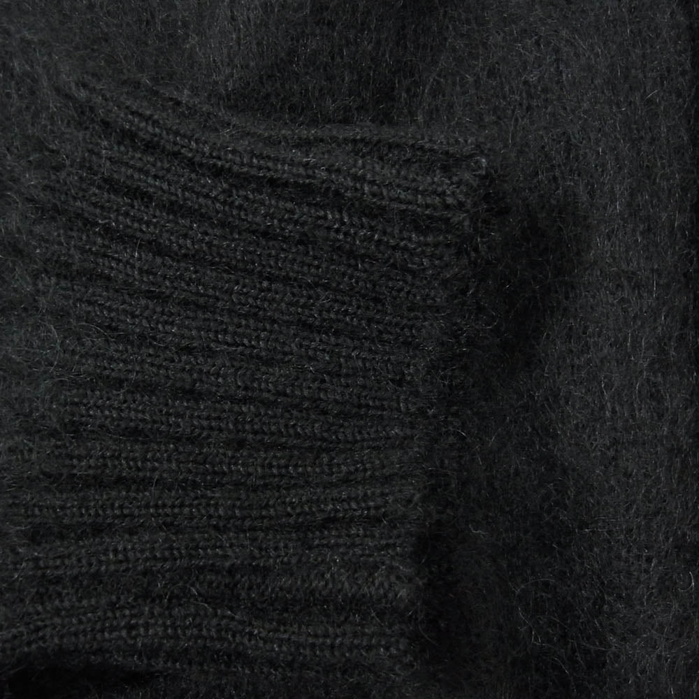 WACKO MARIA ワコマリア 25AW MOHAIR CARDIGAN TYPE-1ミックス ヘビー モヘア カーディガン ブラック系 L【中古】