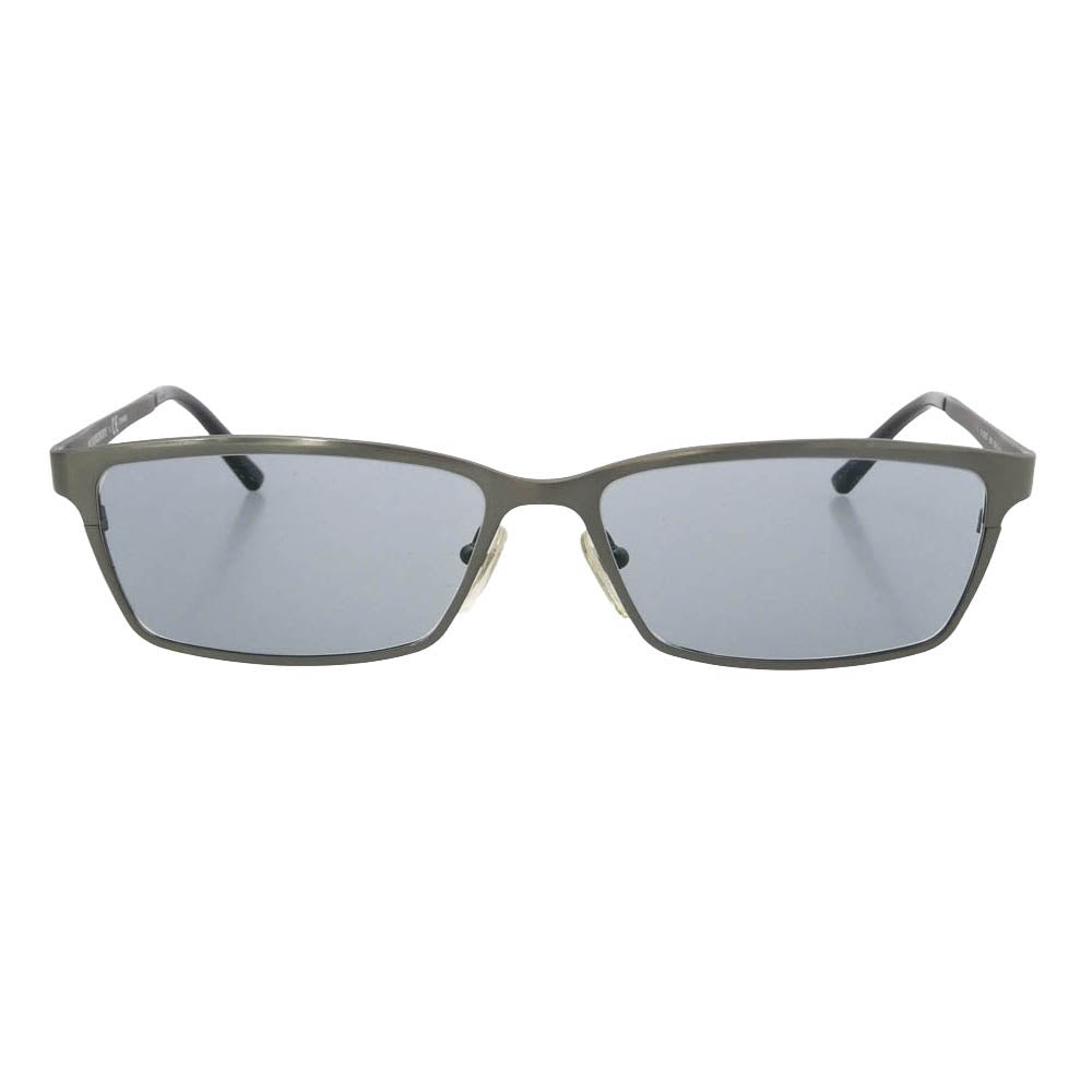 BURBERRY バーバリー 1292TD メタルフレーム カラーレンズ サングラス 眼鏡 アイウェア シルバー系 ネイビー系 56□15【中古】