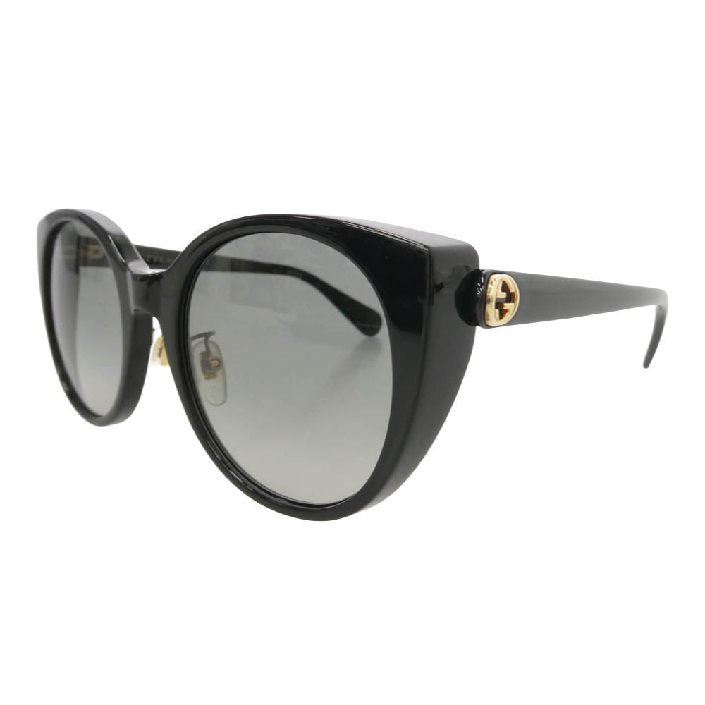 GUCCI グッチ GG0369S インターロッキングG 蜂 ビー サングラス アイウェア ブラック系 54□22-145【中古】