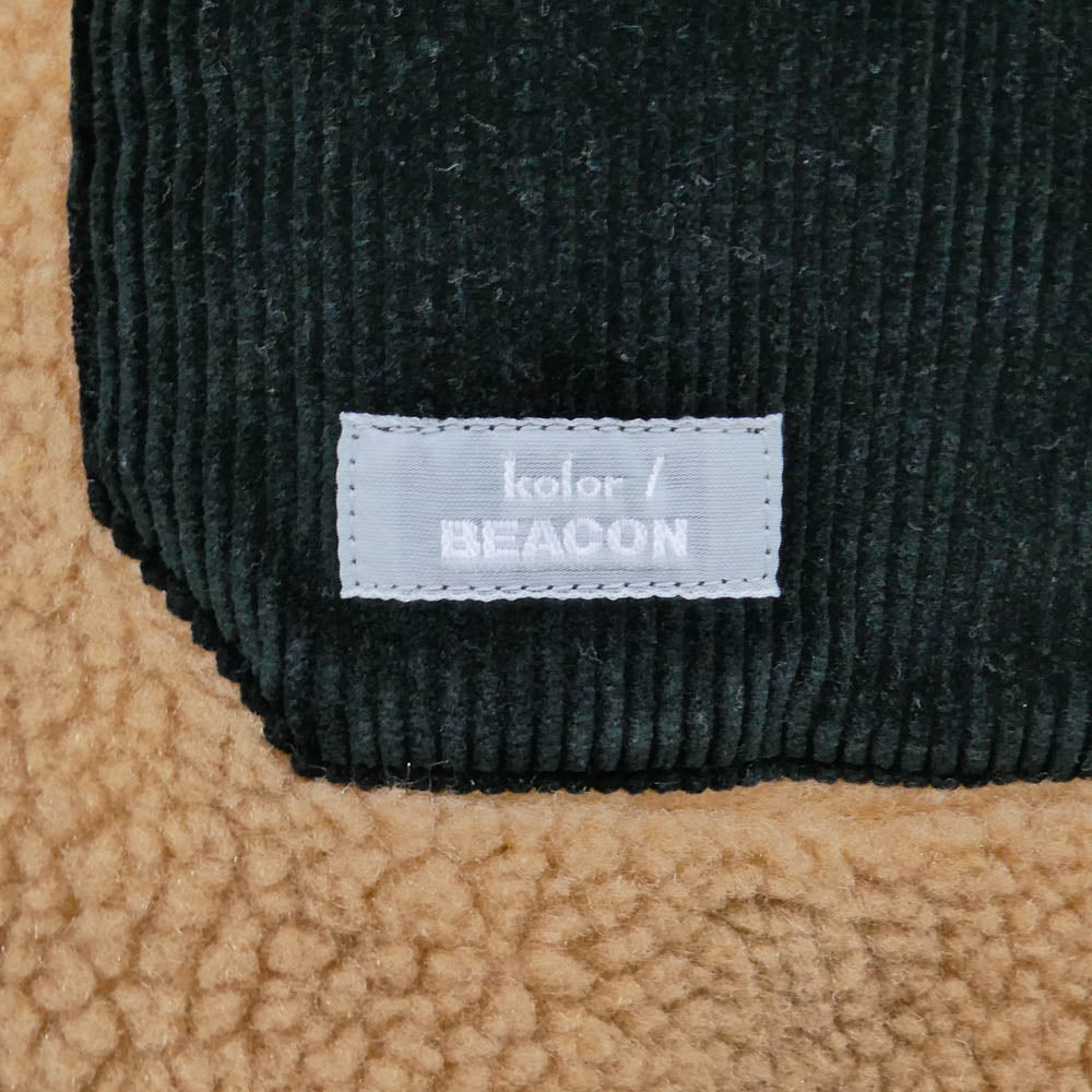 kolor カラー 22AW 22WBM-G03133 BEACON ビーコン コーデュロイ 裏地 ボア ジャケット ブラック系 2【中古】