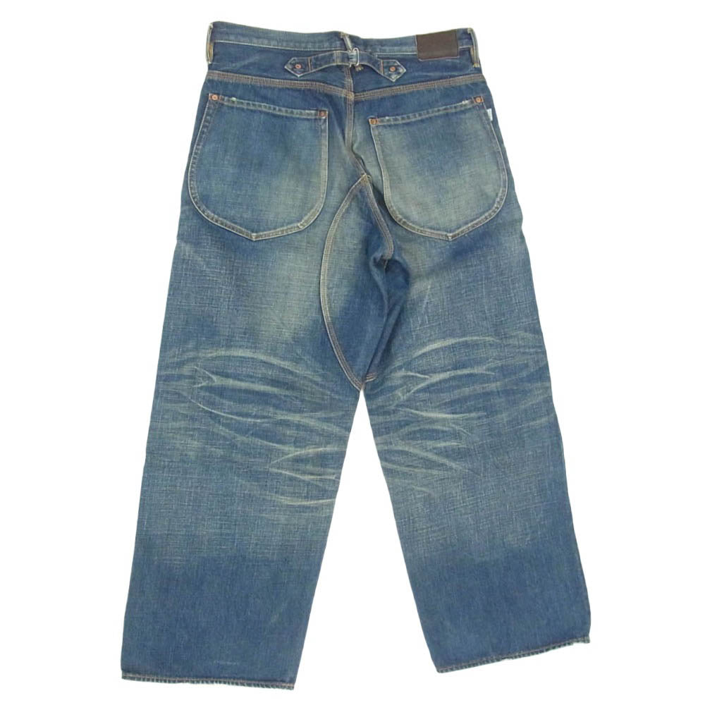 SUGARHILL シュガーヒル 22AW 22AWPT12 MUSTY FADED DOUBLE KNEE DENIM PANTS フェード加工 ダブルニー デニム パンツ ブルー系 34【中古】