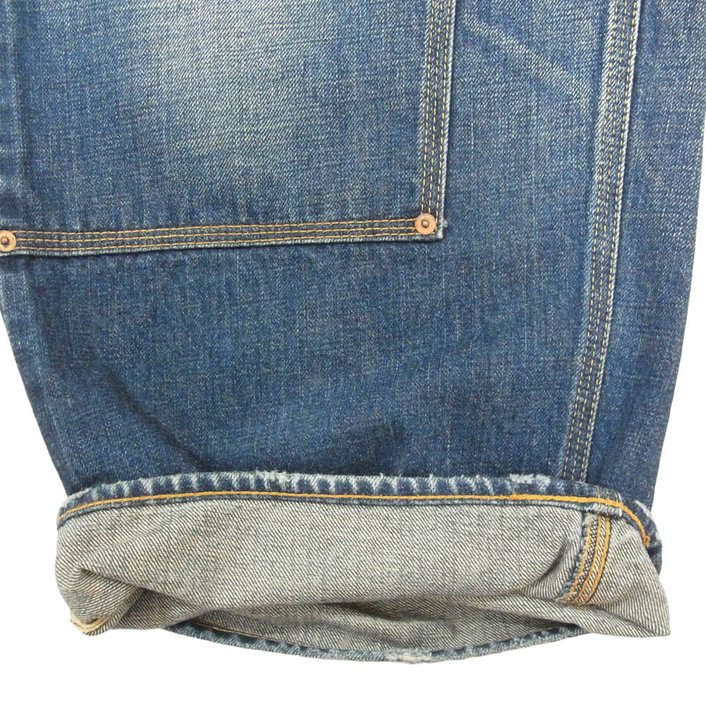 SUGARHILL シュガーヒル 22AW 22AWPT12 MUSTY FADED DOUBLE KNEE DENIM PANTS フェード加工 ダブルニー デニム パンツ ブルー系 34【中古】