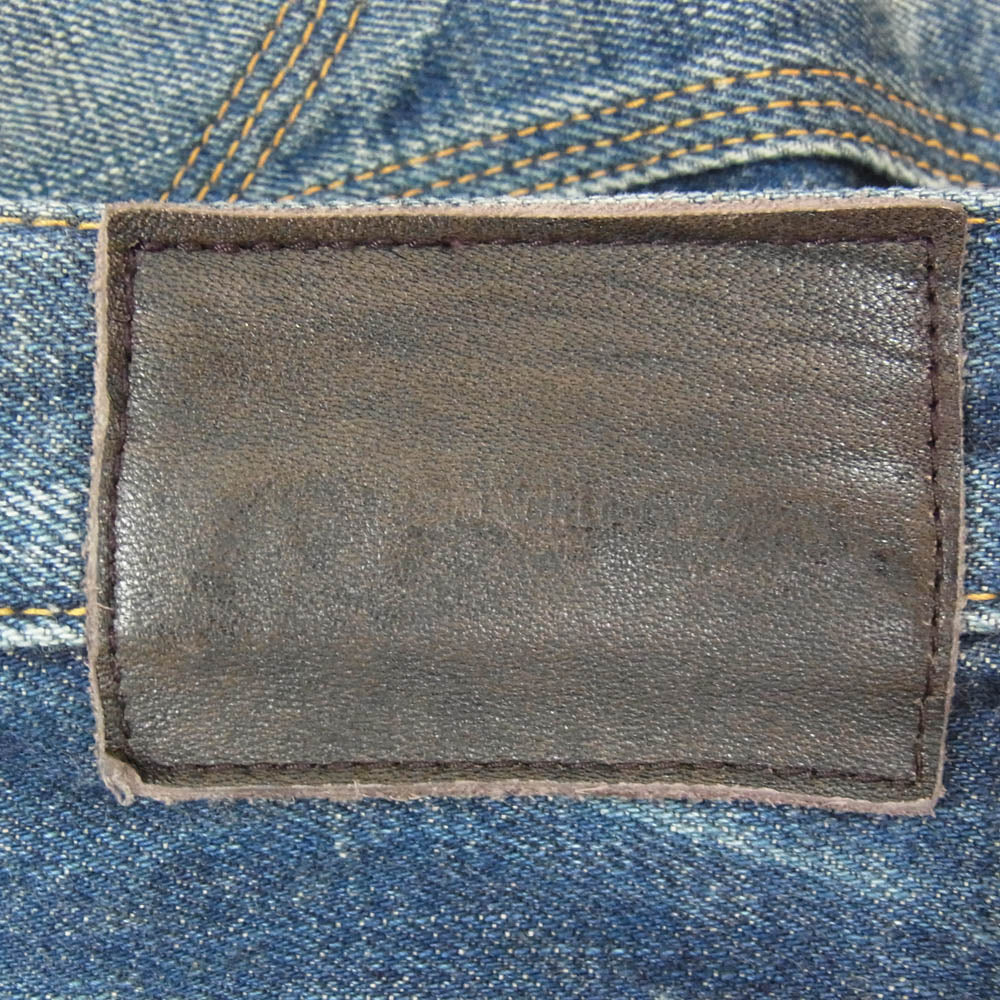 SUGARHILL シュガーヒル 22AW 22AWPT12 MUSTY FADED DOUBLE KNEE DENIM PANTS フェード加工 ダブルニー デニム パンツ ブルー系 34【中古】
