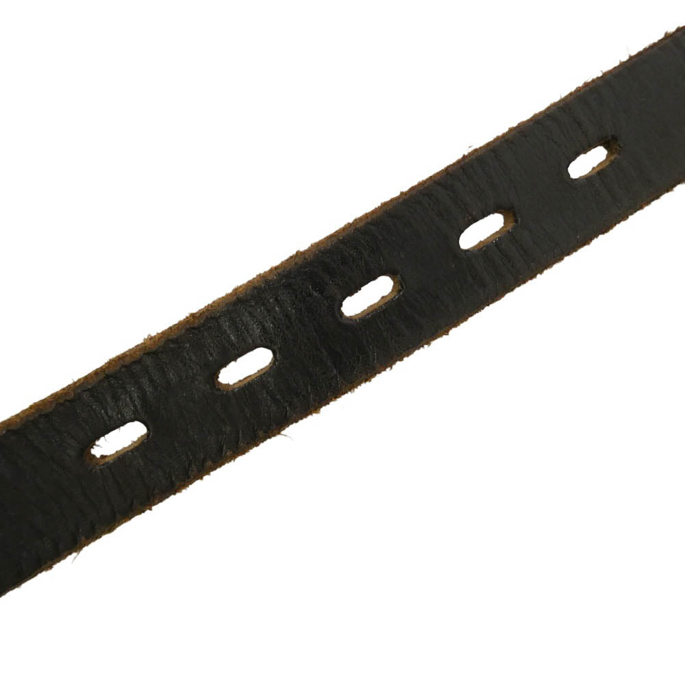 SAINT MICHAEL セントマイケル HTC エイチティーシー 26SS SM-MK8-0000-C64 × HTC エイチティーシー BLACK STONE HTC_BELT NARROW ブラックストーン スタッズ レザー ベルト ブラウン系 38【中古】