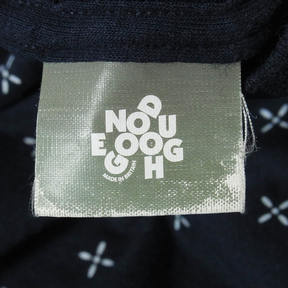 GOODENOUGH グッドイナフ GOODENOUGHUK ユーケー オールオーバー クロスドット プリント 背ロゴ 半袖 Tシャツ ネイビー系 M【中古】