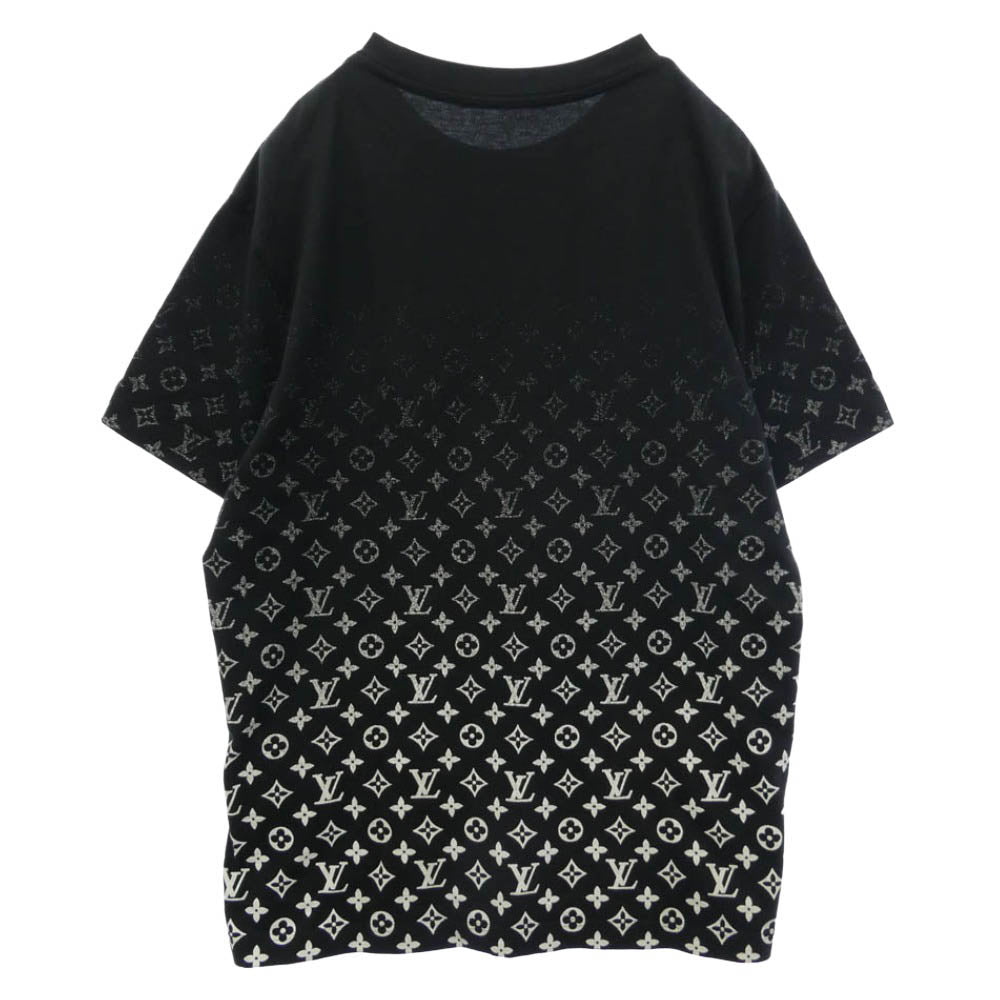 LOUIS VUITTON ルイ・ヴィトン RM232Q NPG HKY46W モノグラム グラディエント 総柄 Tシャツ 半袖 カットソー ブラック系 M【中古】