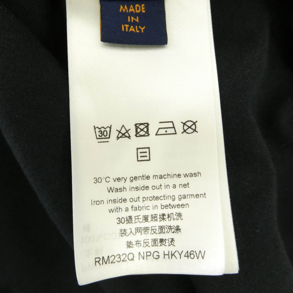 LOUIS VUITTON ルイ・ヴィトン RM232Q NPG HKY46W モノグラム グラディエント 総柄 Tシャツ 半袖 カットソー ブラック系 M【中古】