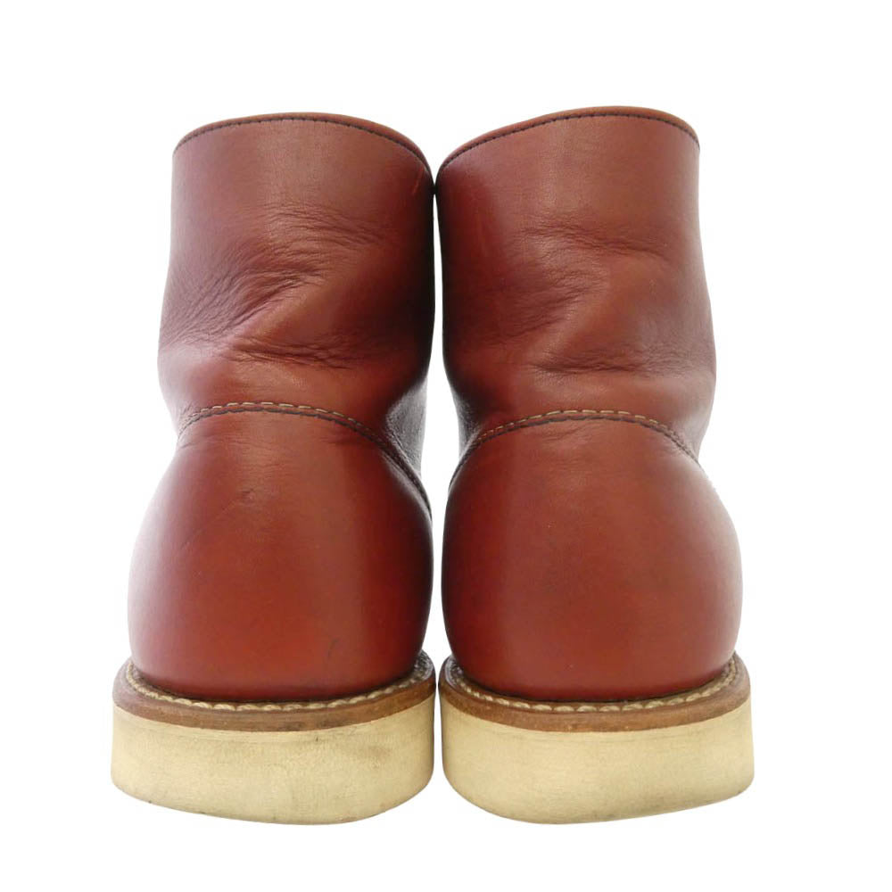 RED WING レッドウィング BEAMS ビームス 9872 × BEAMS ビームス 別注 半円犬タグ アイリッシュセッター プレーントゥ ブーツ ブラウン系 US10D【中古】