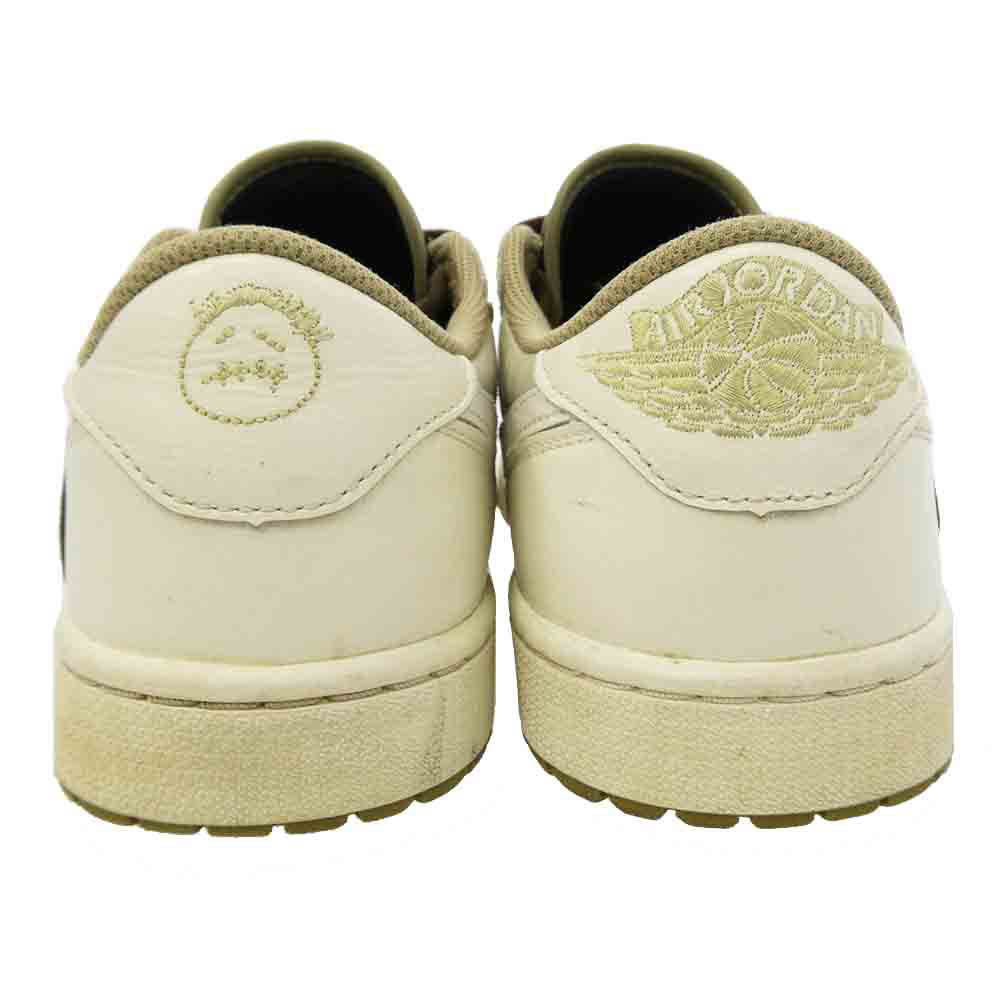 NIKE ナイキ FZ3124-200 【フェイクバスターズ鑑定済】× Travis Scott トラヴィススコット Air Jordan 1 Low Golf NRG エアジョーダン1 ロー ゴルフ NRG スニーカー ライトカーキ系 26.5cm【中古】