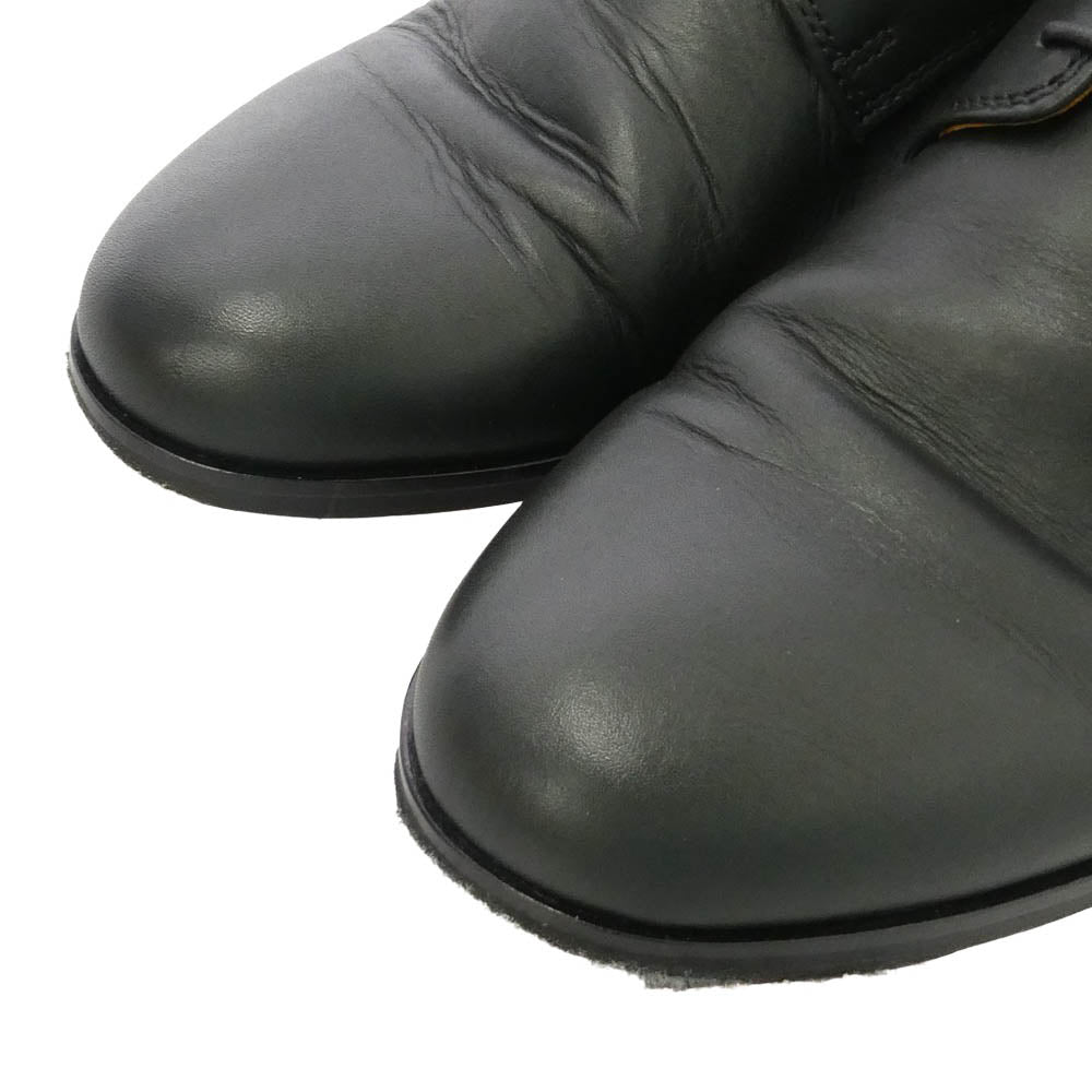 アルコレッタパドローネ AP8759-2001-24A EX DERBY PLAIN TOE SHOES ダービー プレーントゥ レザー シューズ ブラック系 40【中古】