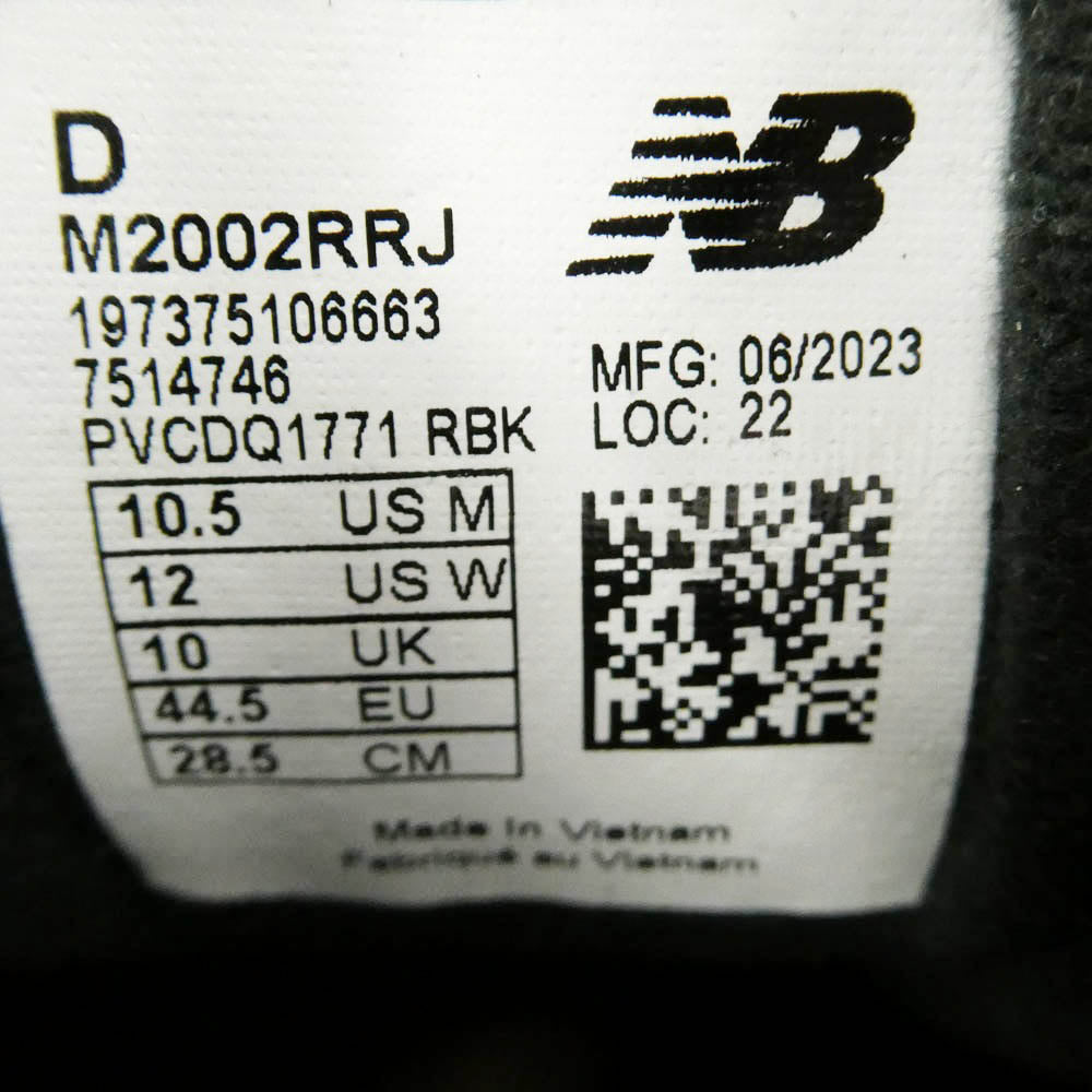 NEW BALANCE ニューバランス M2002RRJ 2002R Mushroom/Black/White スニーカー ランニングシューズ マルチカラー系 28.5cm【美品】【中古】