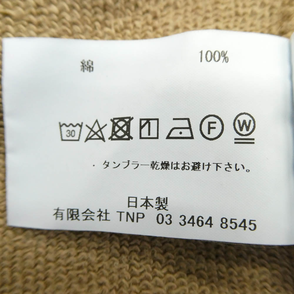 nonnative ノンネイティブ 19SS NN-C3503 COACH CREW PULLOVER COTTON SWEAT OVERDYED オーバーダイ加工 クルース ウェット ライトブラウン系 4【中古】